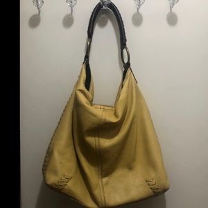 Lucky Brand yellow purse shoulder bag
